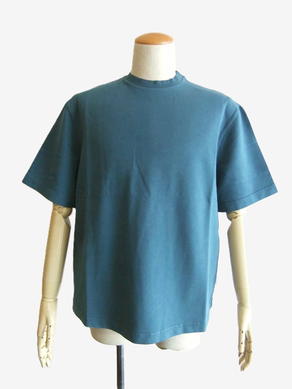 IF TEE  ミニ裏毛 クルーネック 半袖Tシャツ ( ダークブルー )