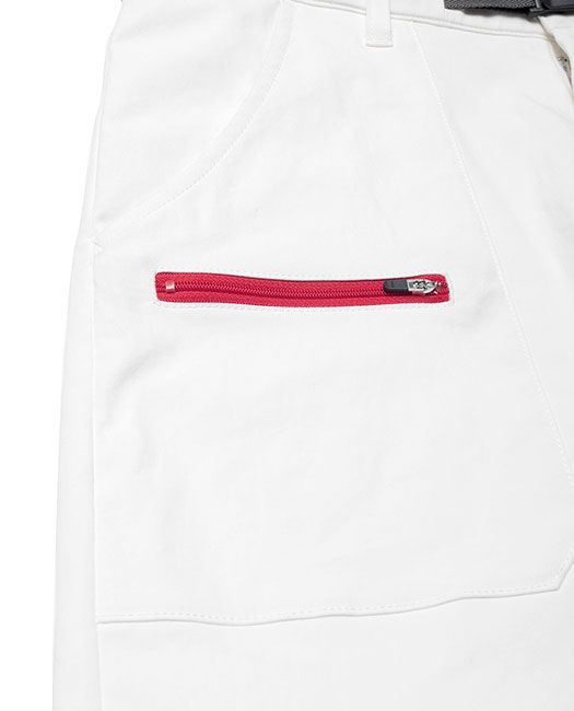 MOORE SHORTS ( ホワイト ) ストレッチツイル ハーフパンツ    RSM-21083