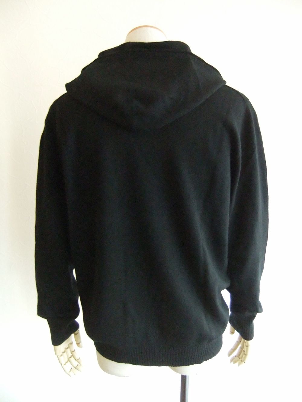 HOODED JUMPER  HOODY DARK   (ブラック)  ウール フーディ