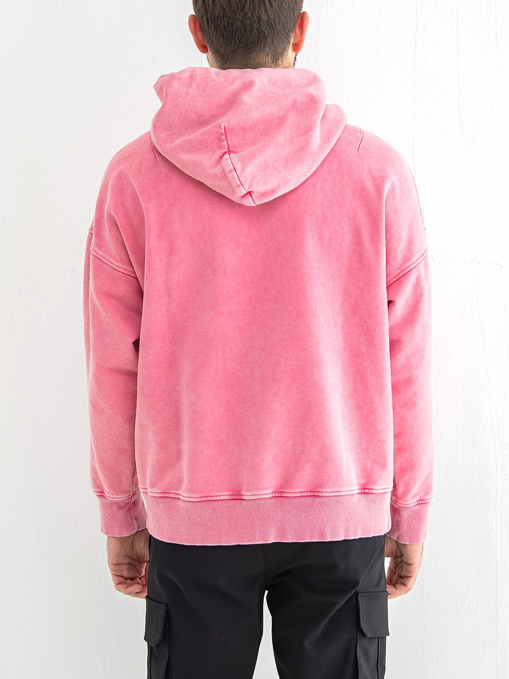 VINTAGE loose hoodie  (ピンク)  度詰め裏毛ヴィンテージルーズパーカー