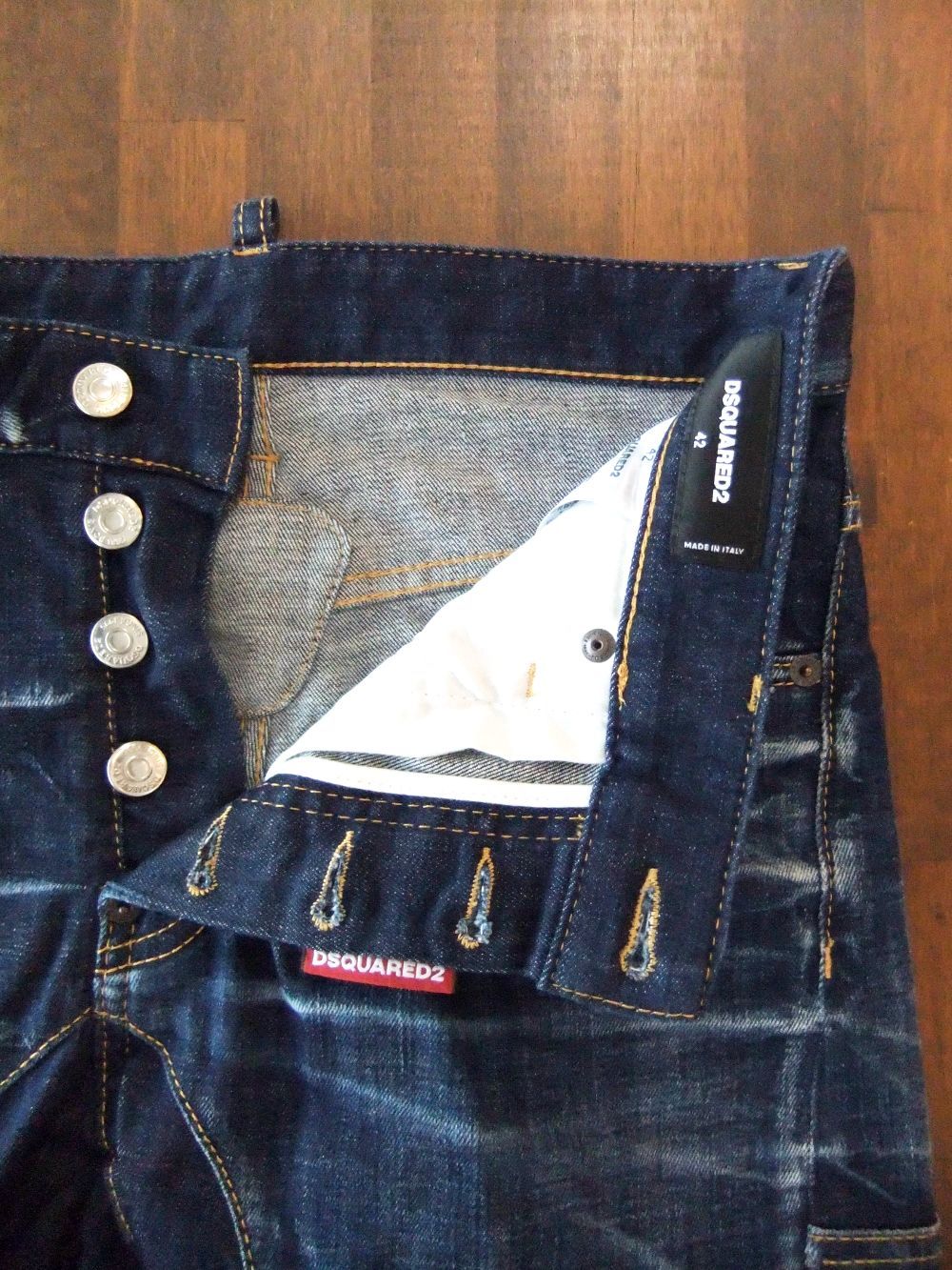 Dsquared2 - DARK CLEAN WASH TIDY BIKER JEANS タイディー