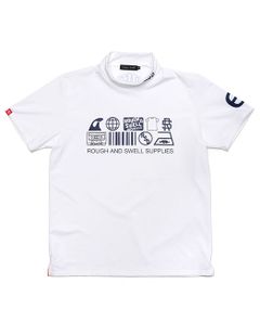 SYMBOL MOCK  ( ホワイト )  モックネック 半袖ポロシャツ RSM-21042
