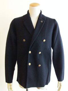 KNIT 6B W JACKET   ウール ダブル ニットジャケット