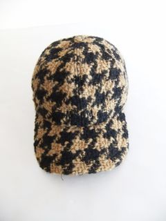 BIG HOUNDSTOOTH PATTERN CAP  千鳥柄キャップ   3341MDL03