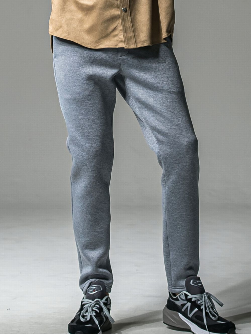 ERIC EASY PANTS   (グレー)   スラックス型イージーパンツ