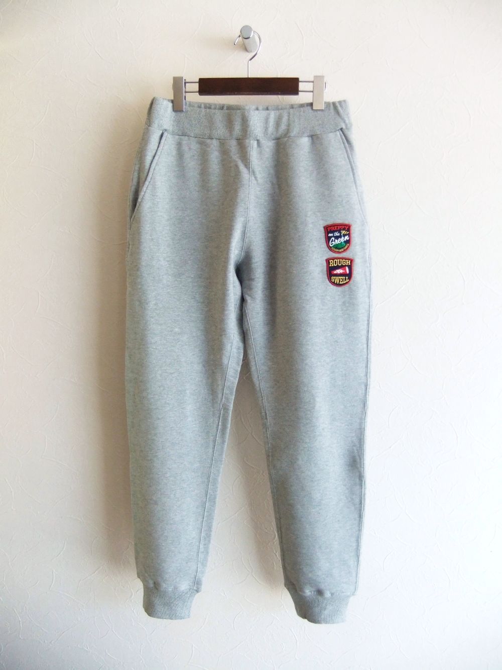 COLLEGE SWEAT PANTS ( グレー )  ジャージー リブパンツ   RSM-24232