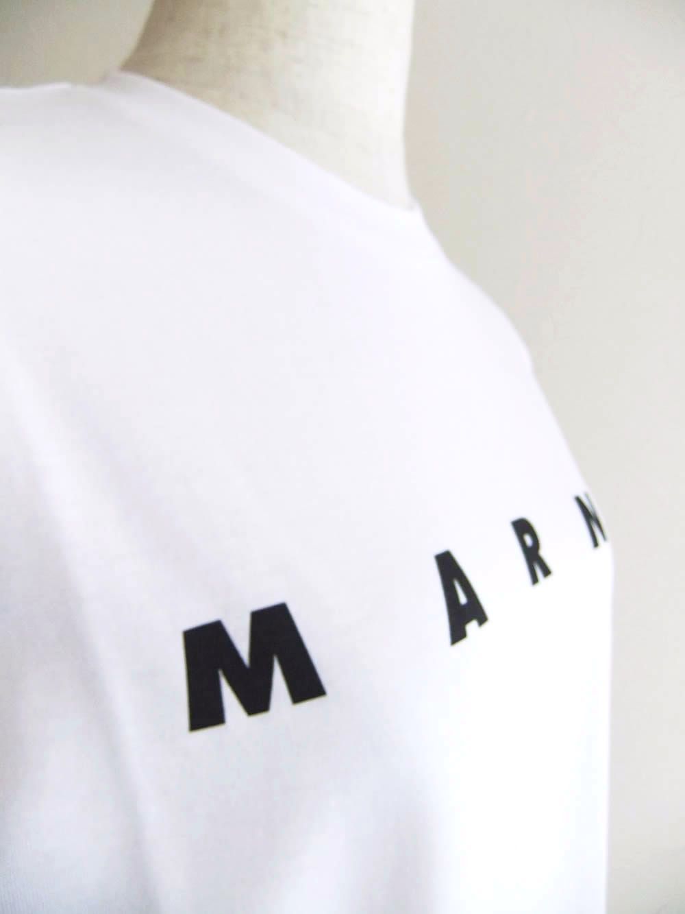 MARNI KIDS  ロゴ プリント入り レディース ガールズ Tシャツ