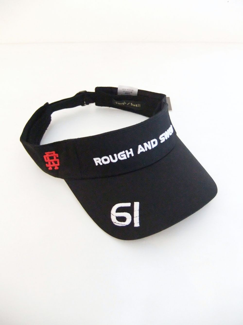 TEAM DUCKBILLS SUN VISOR (ブラック) ロゴ入り サンバイザー  RSA-23003
