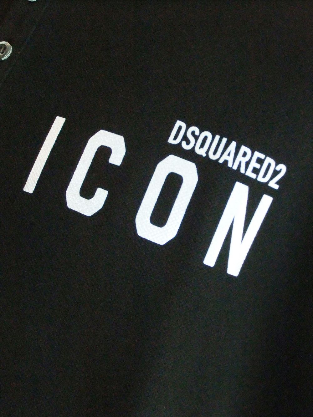 ICON ロゴプリント POLO  ( ブラック ) S79GL0003