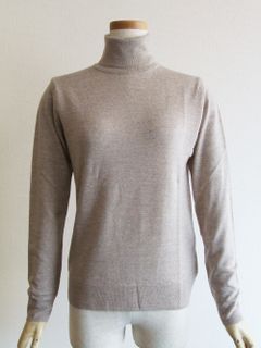 《LADIES》 ALENNA  30G ウール タートルネック セーター