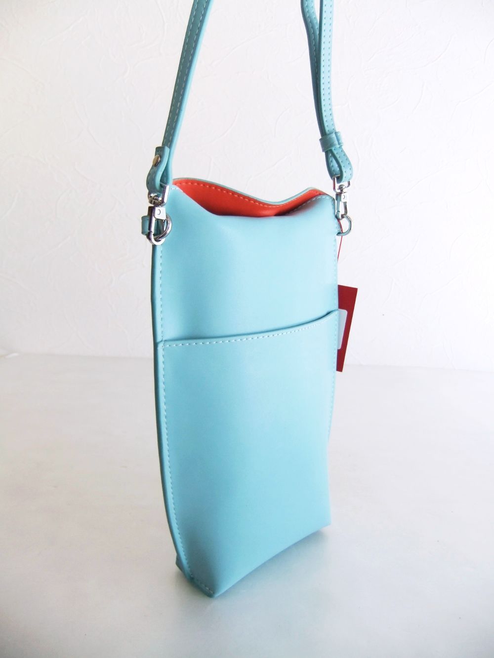 SILVIA MULTI CASE  レザー マルチ ポシェット  (サックス)  SZ1501