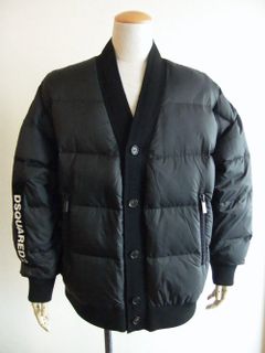 PUFFER CARDIGAN   ダウンブルゾン  (ブラック)  S74AM1281