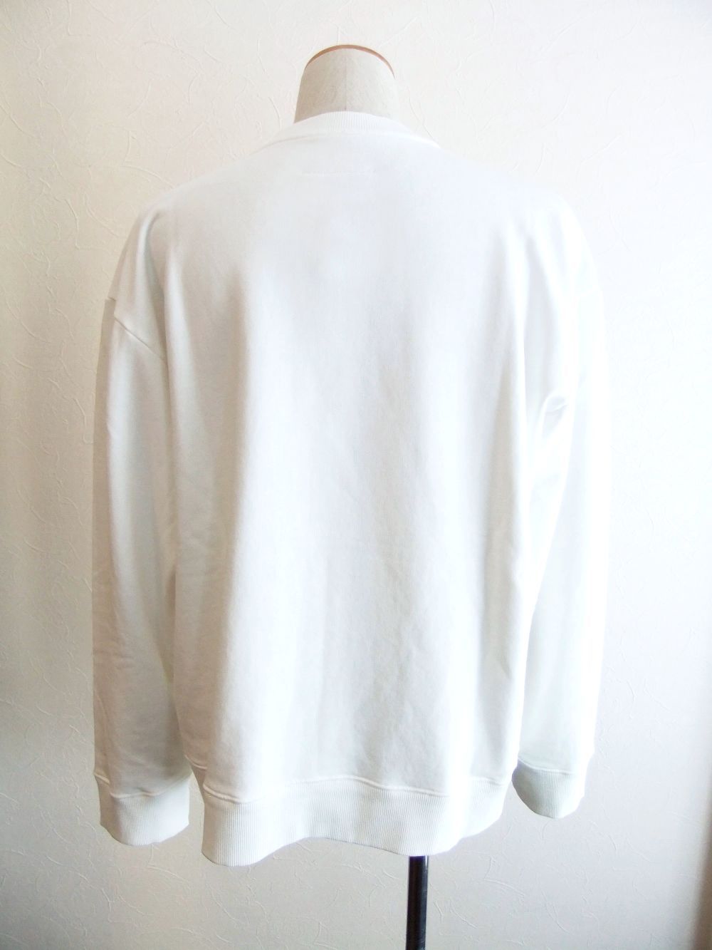 《MM➅》 Maison Margiela  ズーム ロゴ オーバーサイズ  スウェットシャツ