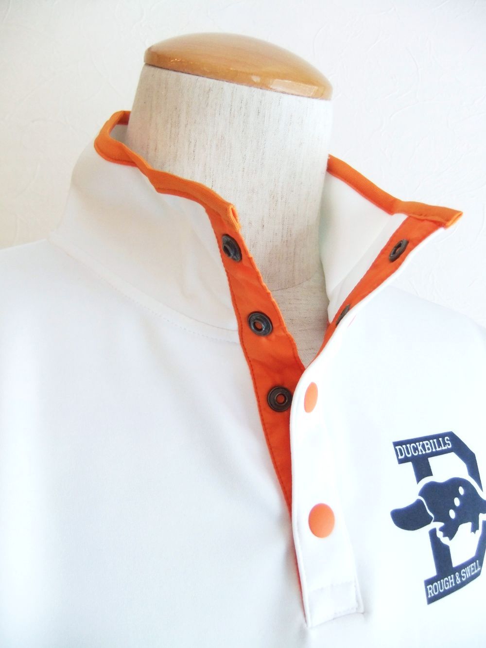 CINCINNATI PULLOVER (ホワイト)   ドットボタン ロゴ入り プルオーバー   RSM-23212