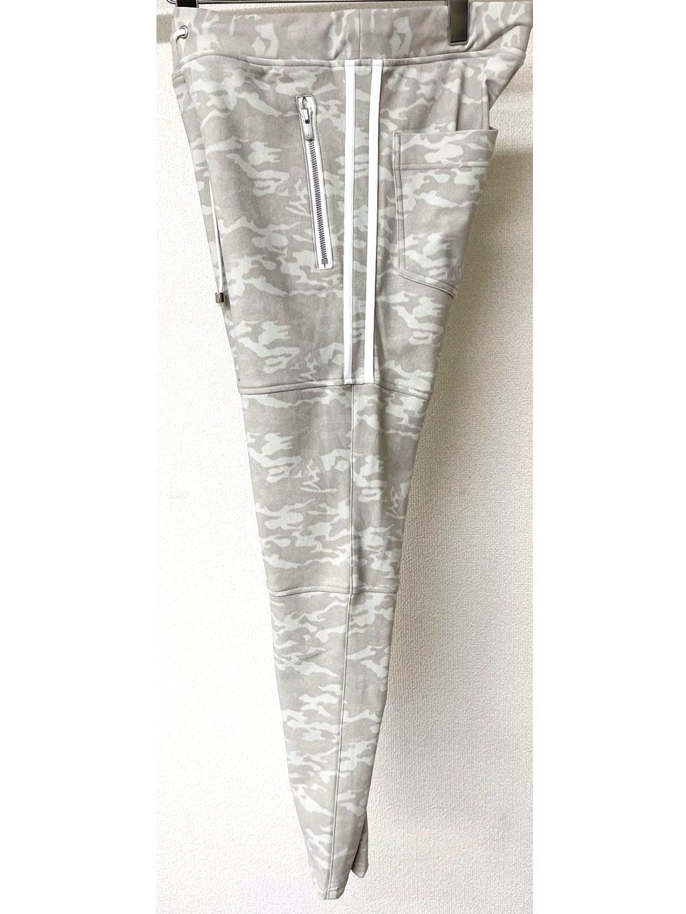 Johnson LINE HEAT PANTS ジョンソン ライン ナイロン パンツ (グレーカモフラ)