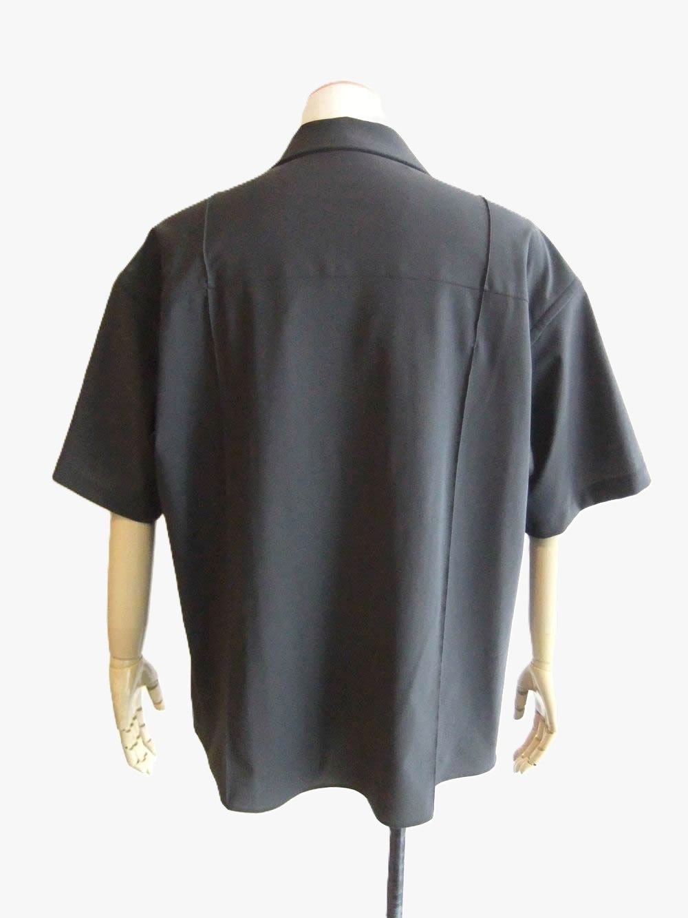 AIR TOOL S/S OVER LAYER  (グレー)  コンパクトメッシュ ショートスリーブシャツ