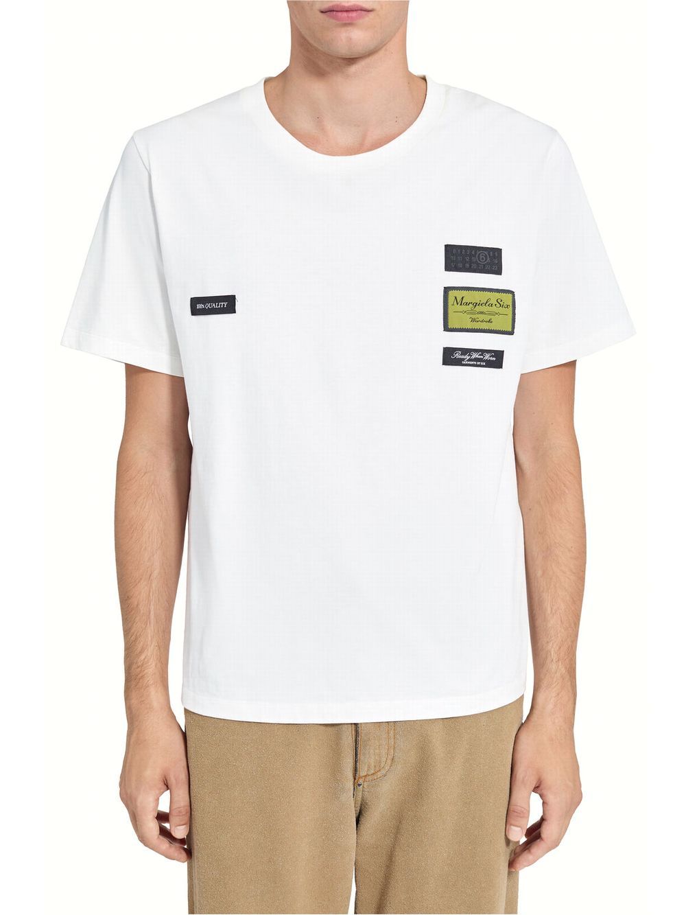 《MM➅》 Maison Margiela 6 LOGO LABEL PATCH T-SHIRT   ラベルパッチ Tシャツ