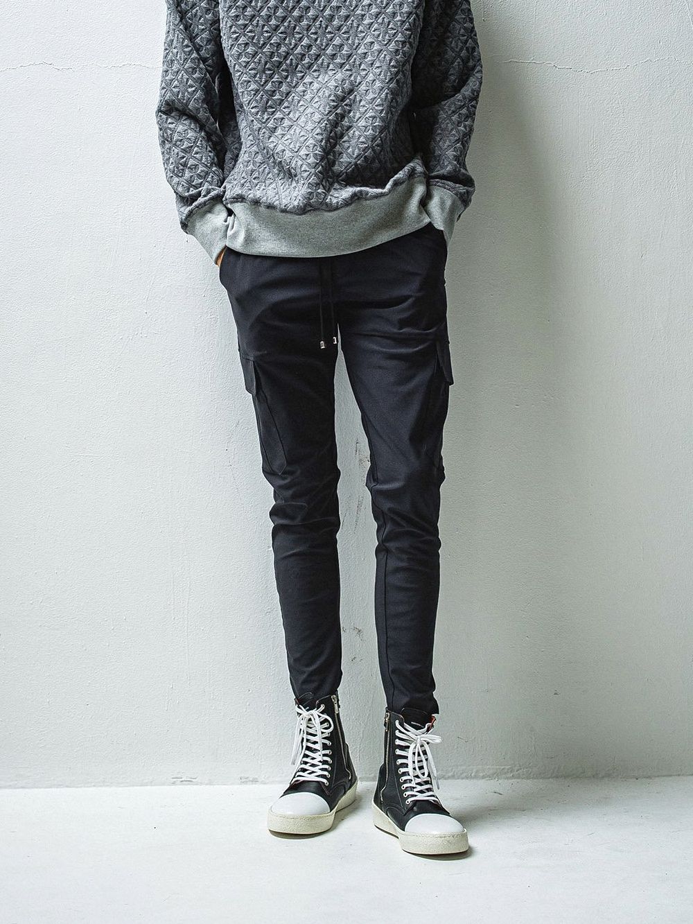 Darrell cargo PANTS  ダレル カーゴパンツ RC27-ST-010  (ブラック×ブラック)