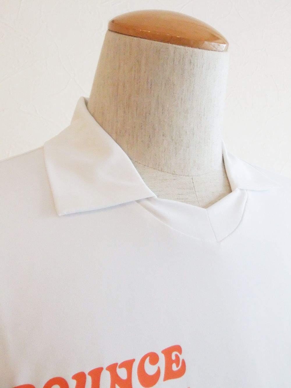 B.B.C. SKIPPER  (ホワイト)   半袖スキッパーポロ  RSM-21040