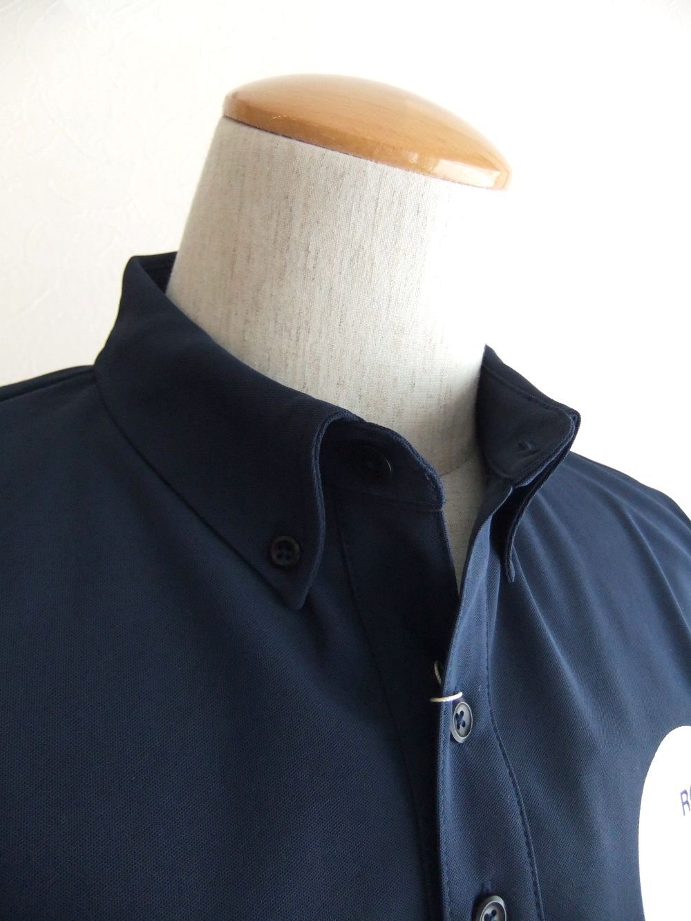 MOON POLO (ネイビー)   半袖B.D.ポロ  RSM-24005