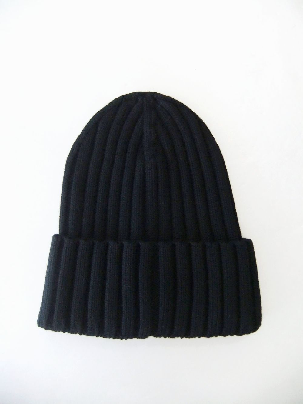 KNIT CAP  （ブラック）  ニット帽