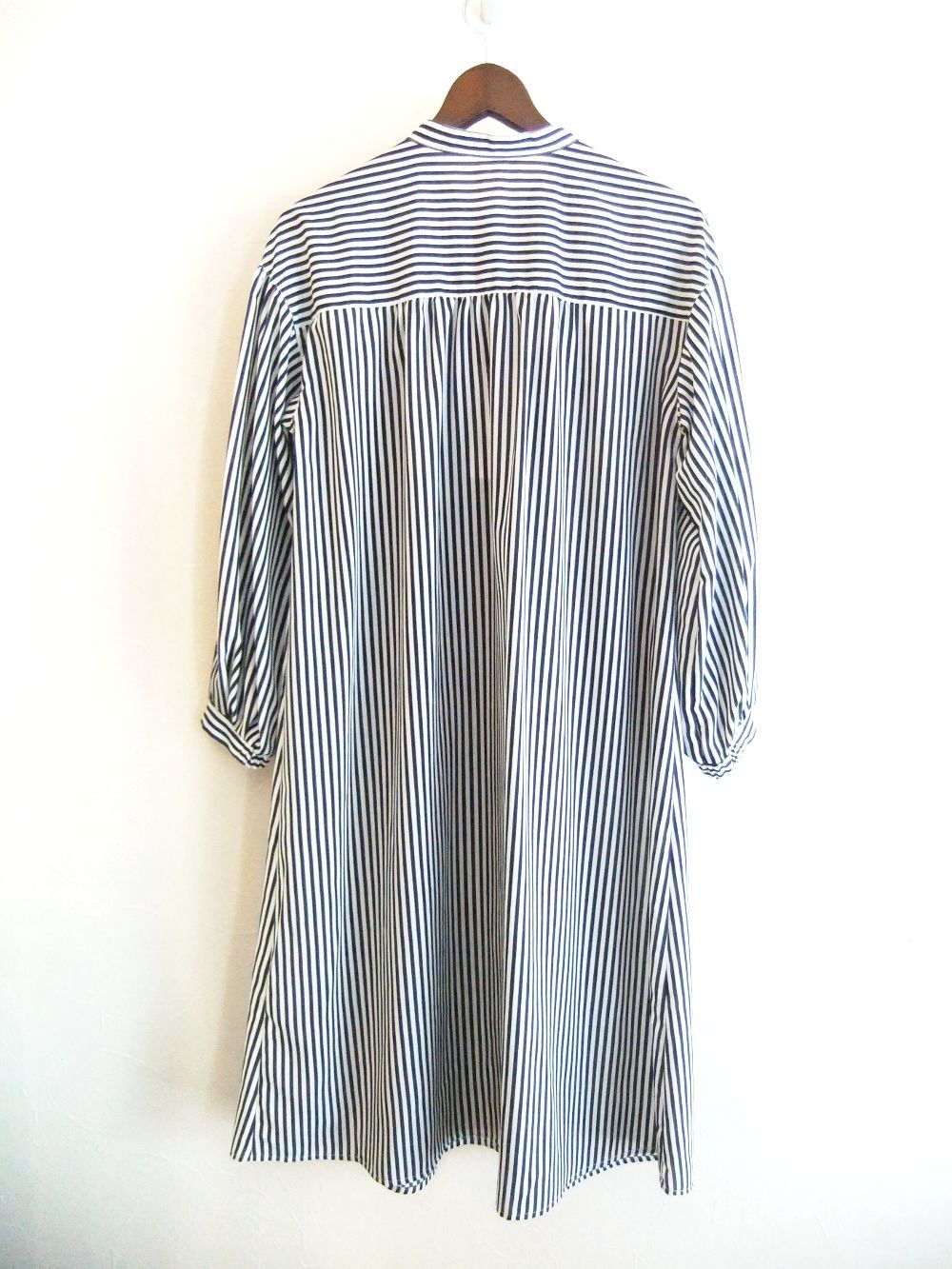 【Arumlily】 ストライプ ロングシャツ ワンピース   RD-60196