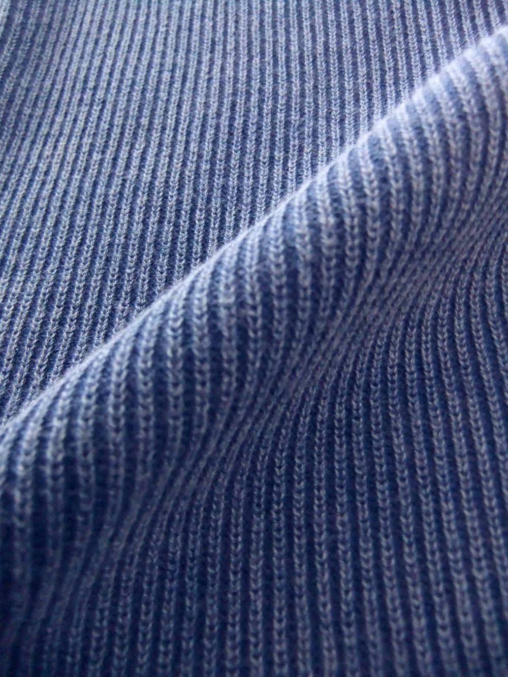 COTTON CREPE FULL ZIP KNIT  コットンZIPカーディガン