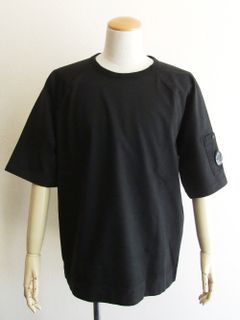 HEAVYJERSEYMIXEDSHORT SLEEVESWEATSHIRT (ブラック)  半袖ジャージーTシャツ
