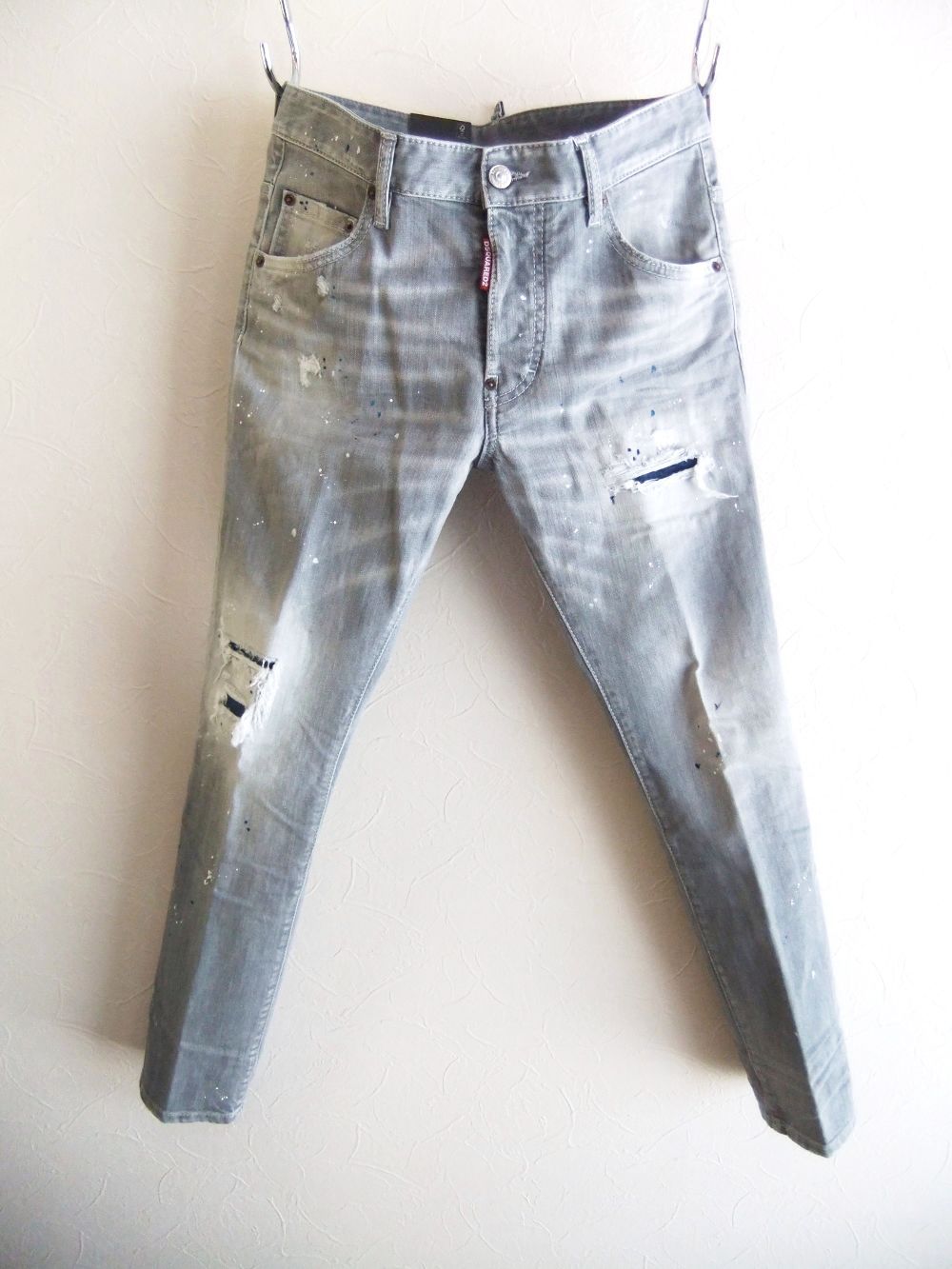 Dsquared2 - BLUE PEAKS GREY WASH JEANS スケーター ジーンズ | 4.444glad