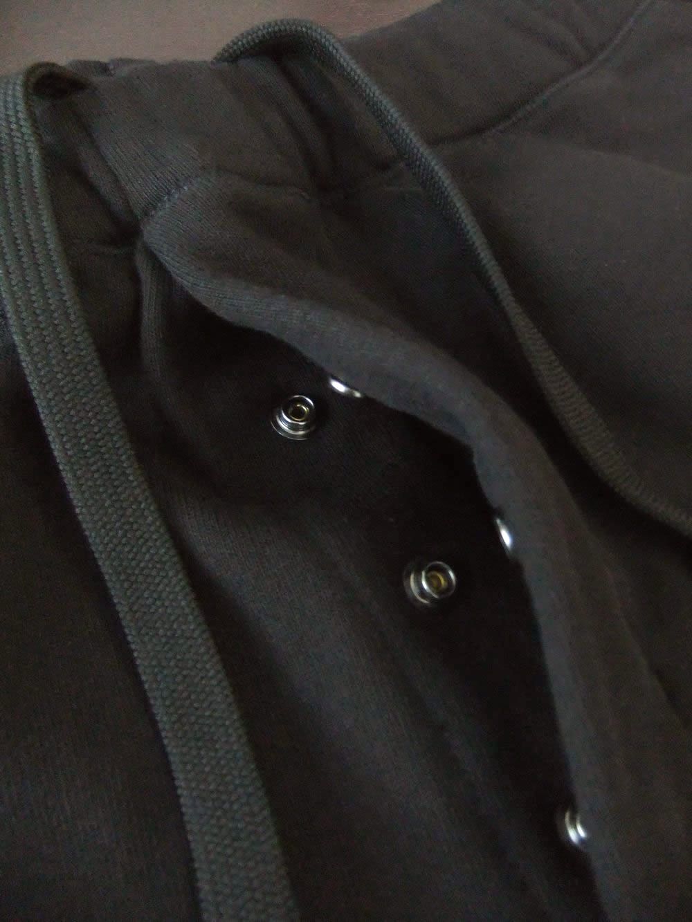 DIAGONAL RAISED FLEECE CARGO LENS SWEATPANTS   (ブラック) スウェット カーゴパンツ