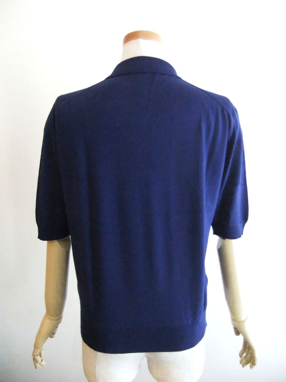 《LADIES》 S4617  30G コットン 半袖ニットポロシャツ