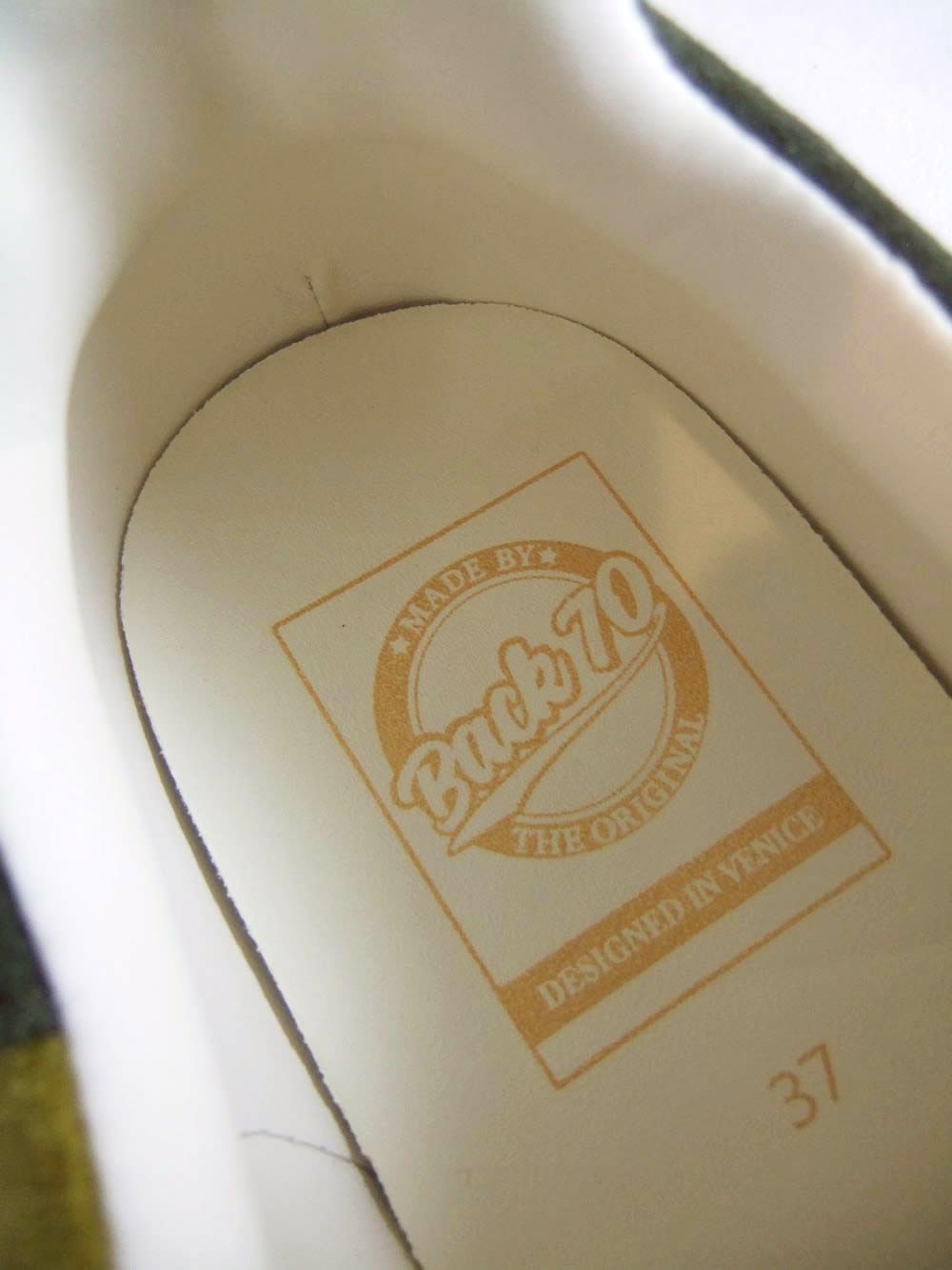 【BACK 70】 CLOUD VELVET TAUPE BUTTER 70   （グリーン） クラウド ベルベット スニーカー