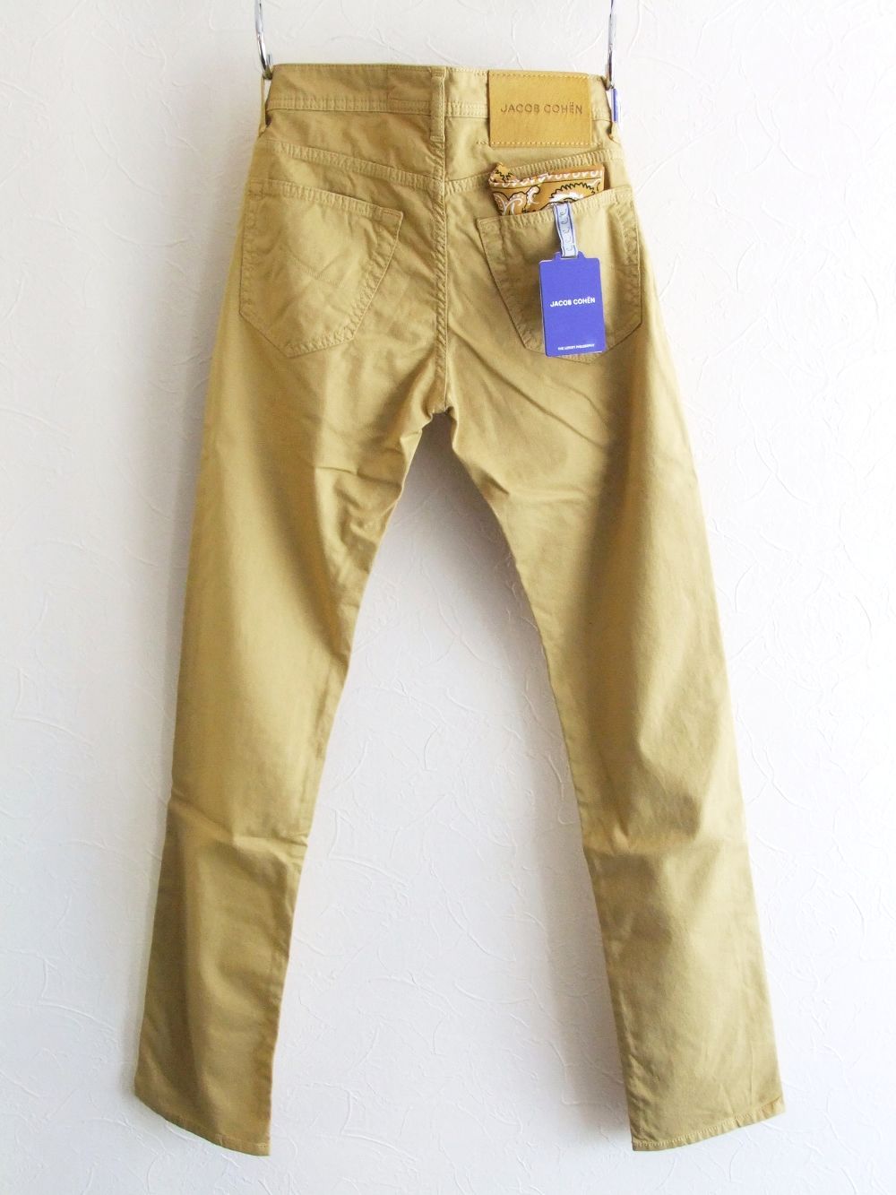 NICK ウォッシュドストレッチト SLIM FIT  コットンパンツ