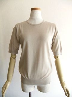 《LADIES》 NELL 30G コットン クルーネック ショートスリーブ 【MODERN FIT】