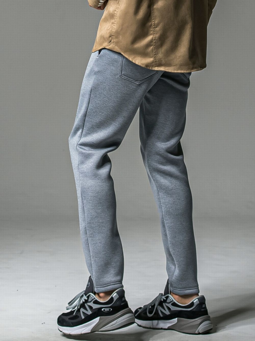 ERIC EASY PANTS   (グレー)   スラックス型イージーパンツ