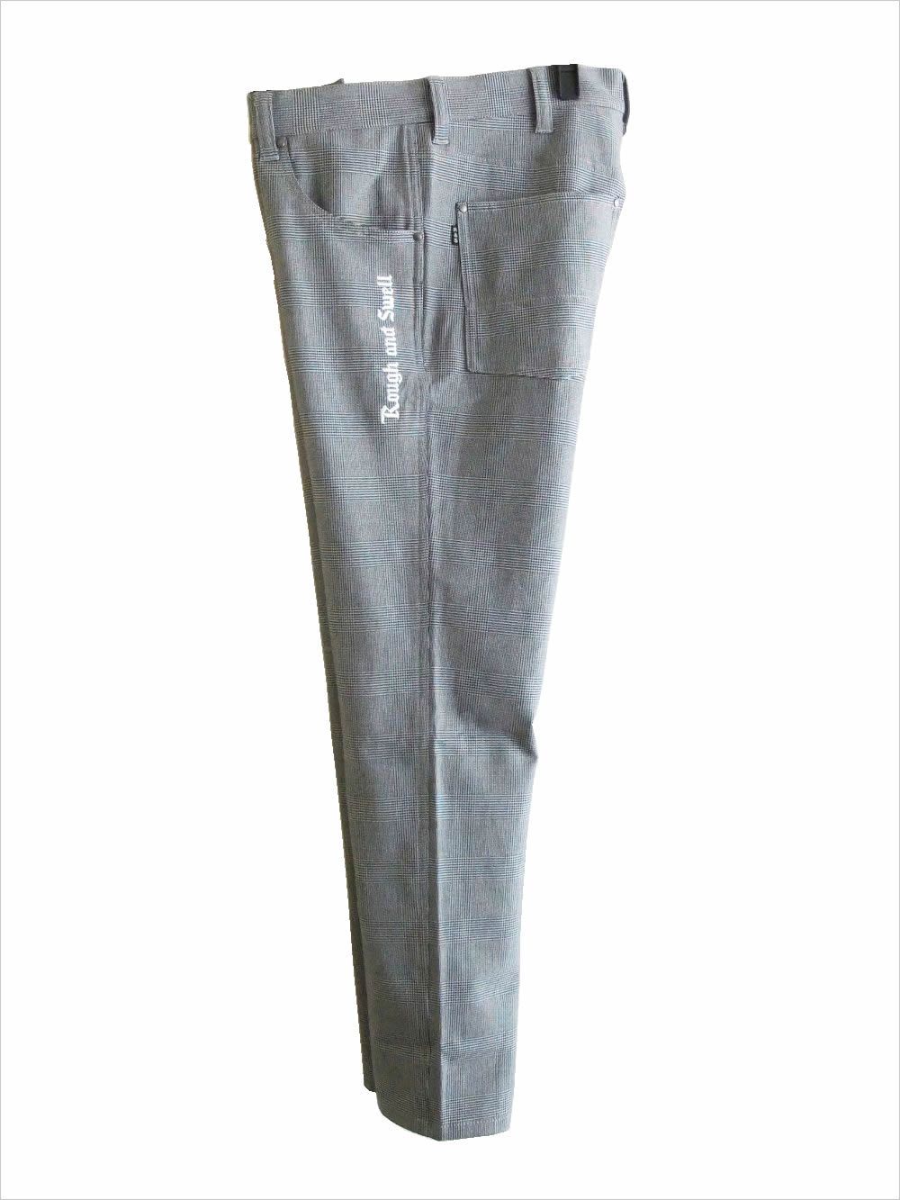 WILLIAM PANTS (グレンチェック)  ストレッチ チェック柄パンツ   RSM-22258