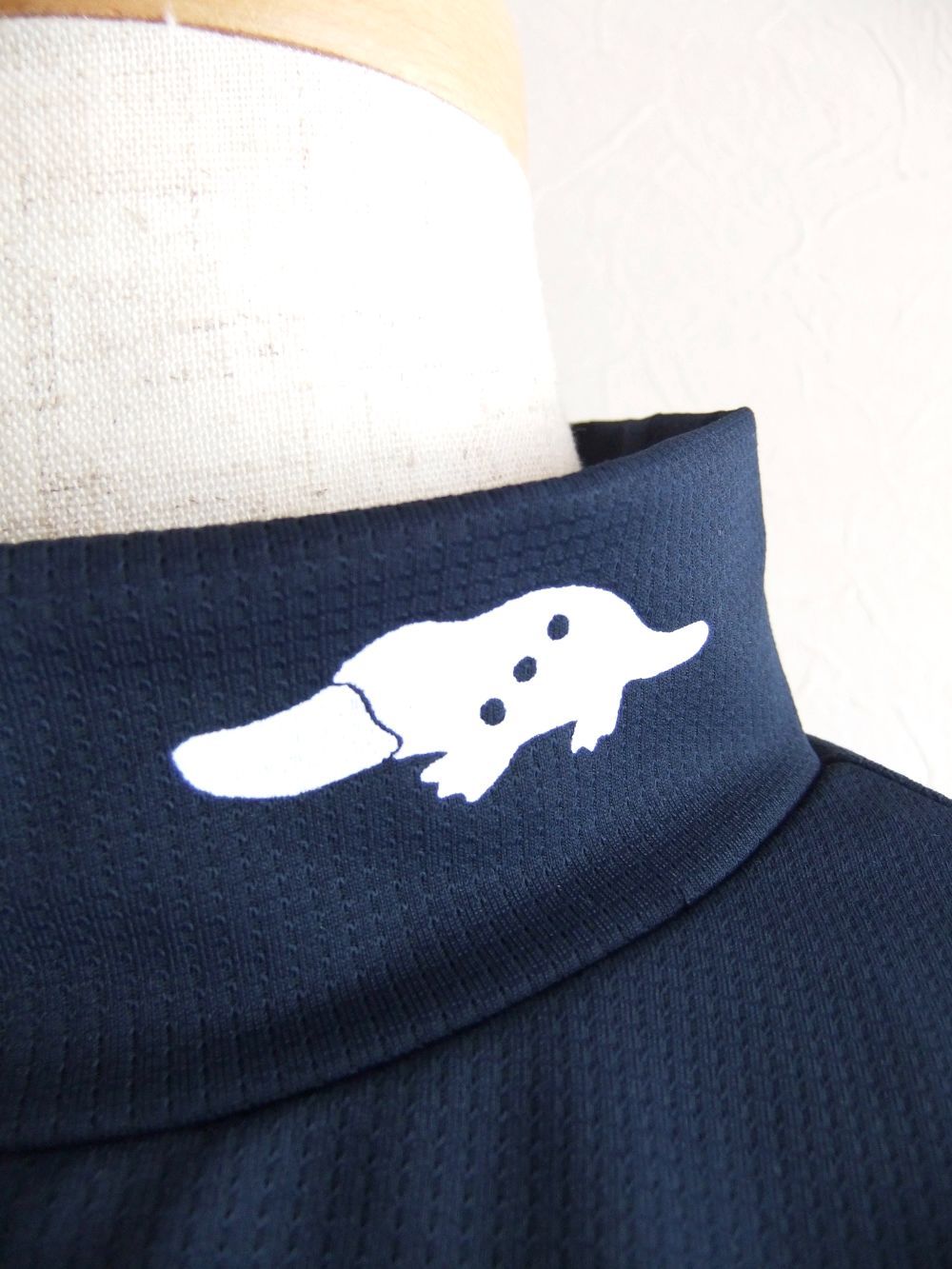 【LADIES】 BOUQUET MOCK W.  (ネイビー) ロゴ モックネック   RSL-22014