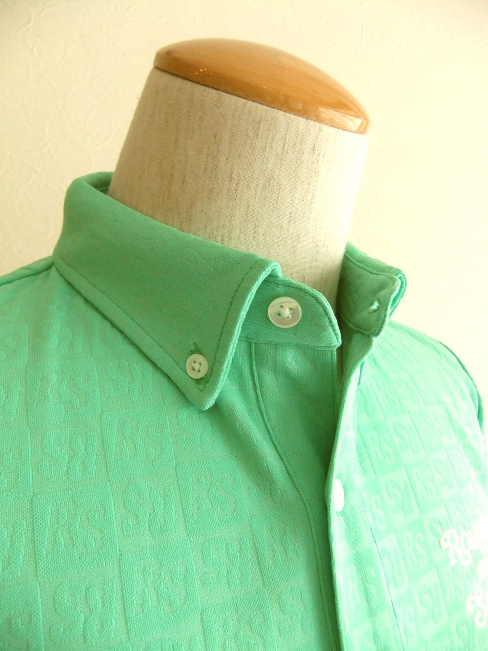 RS JACQUARD POLO   (ミントグリーン) 半袖ポロ  RSM-25012