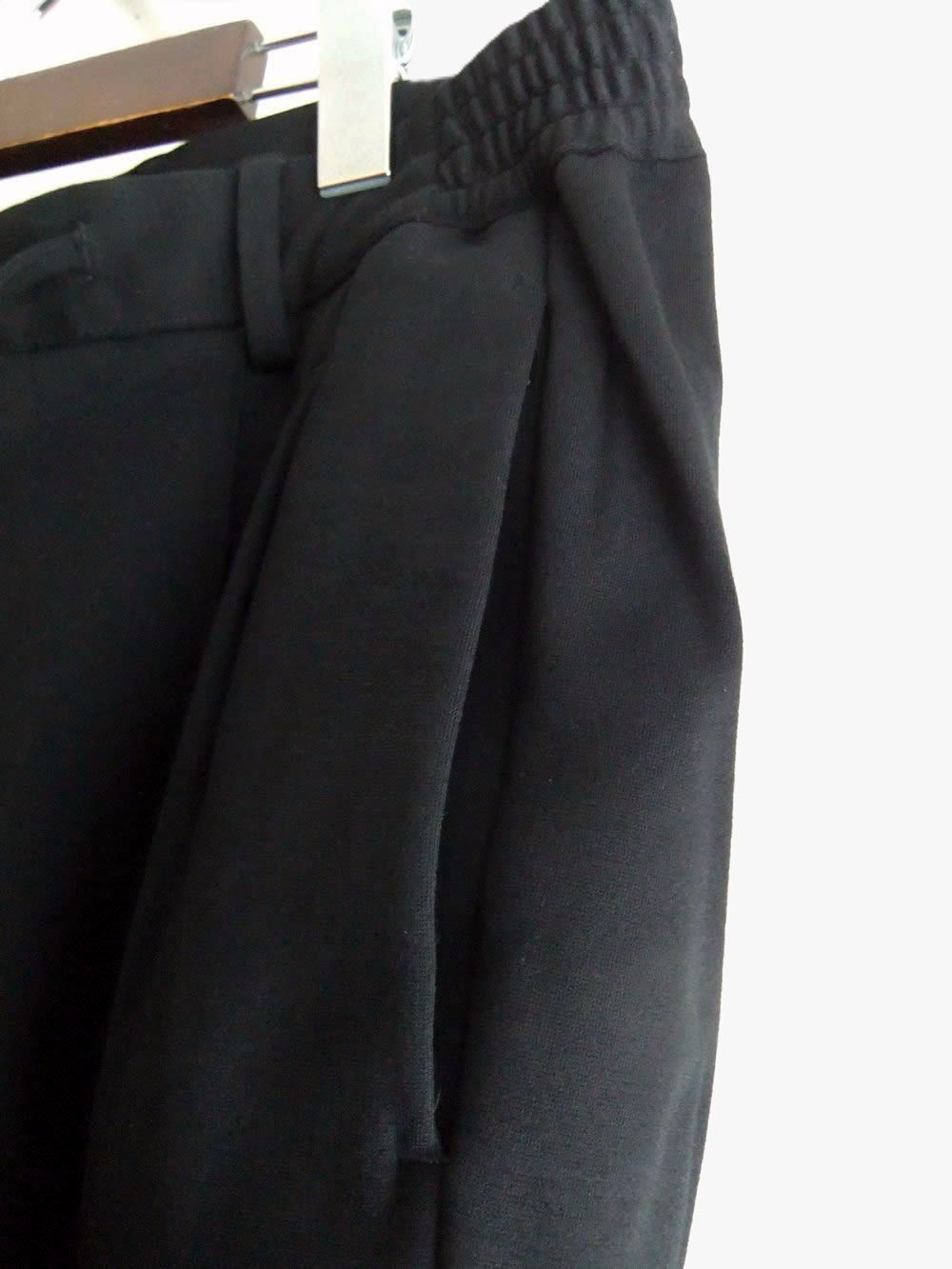 MASACCIO R1   NEW WASHABLE JERSEY  (ブラック)  ジャージーワンプリーツ パンツ A5666