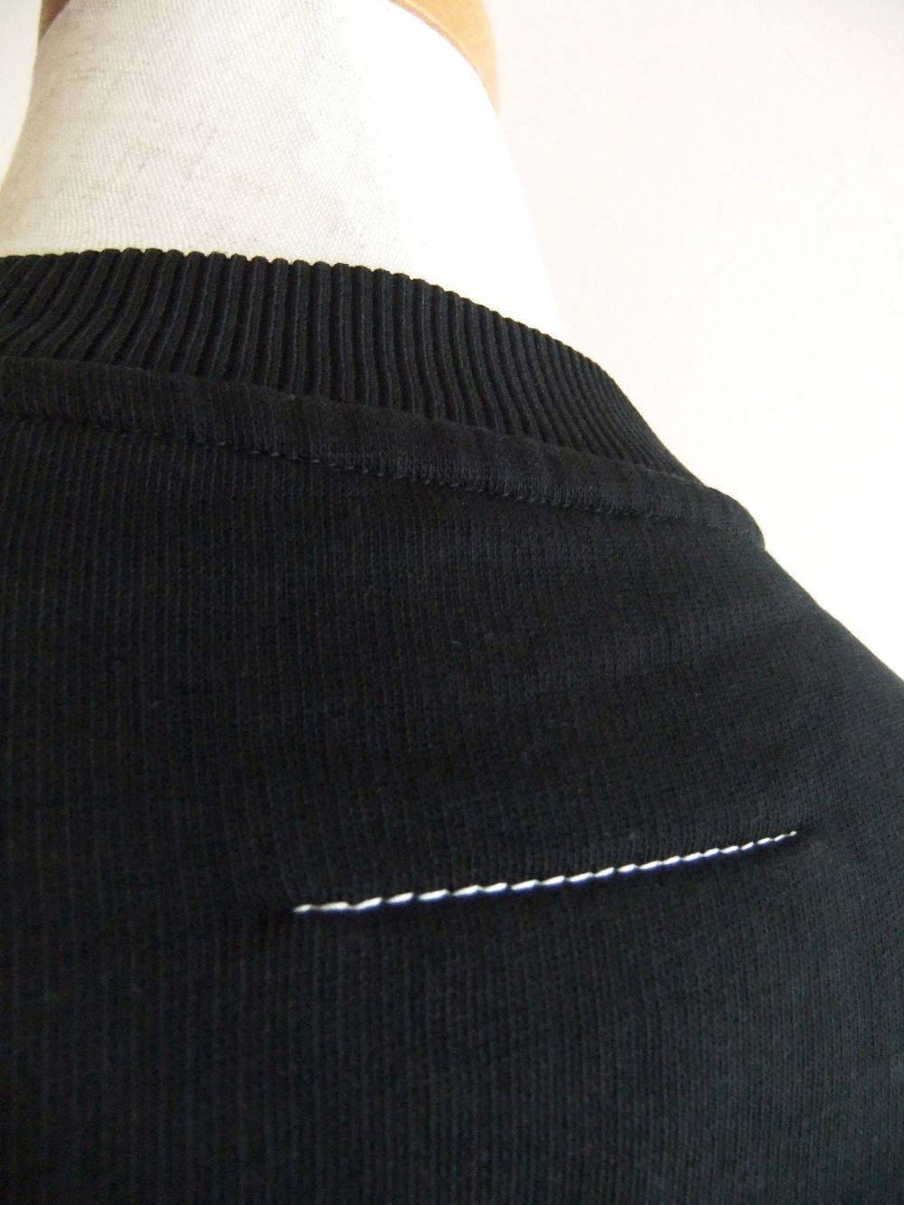 【レディース】MM⑥ Maison Margiela  （ブラック）  ナンバリング スウェット プルオーバ