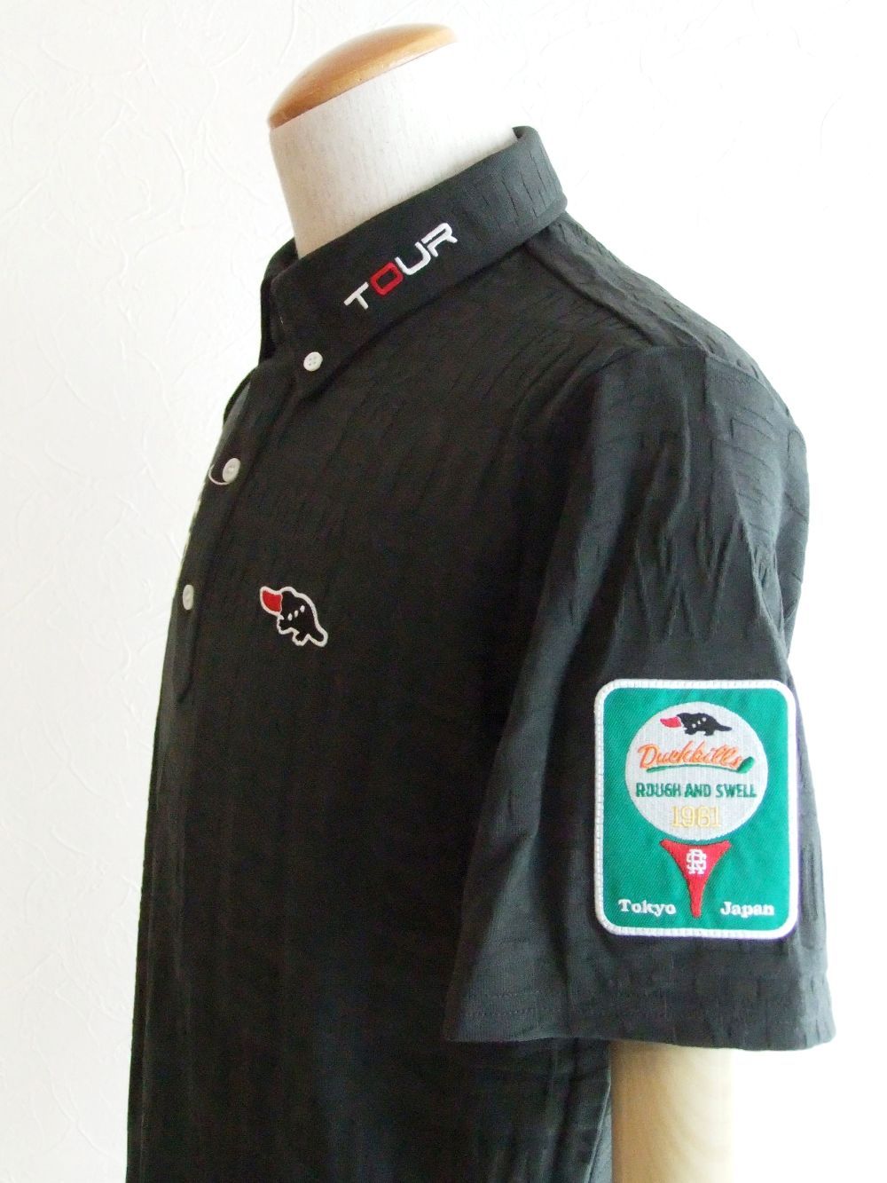 JACQUARD POLO   クレイジーロゴ柄 半袖ポロ  RSM-22011