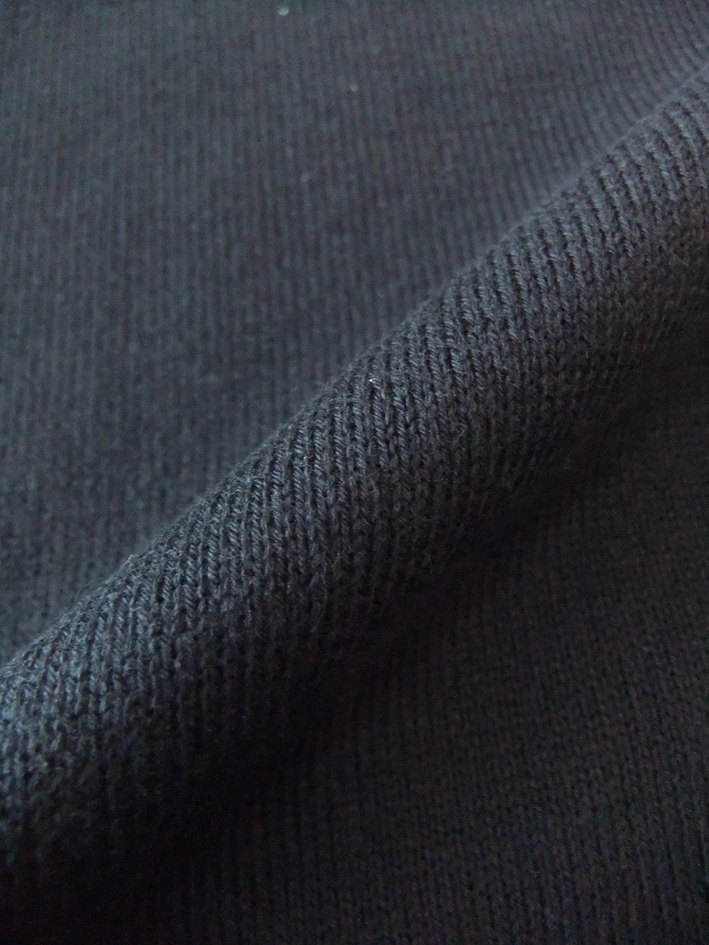 SEA ISLAND COTTON CREW NECK KNIT  (ダークネイビー） コットン クルーネック セーター