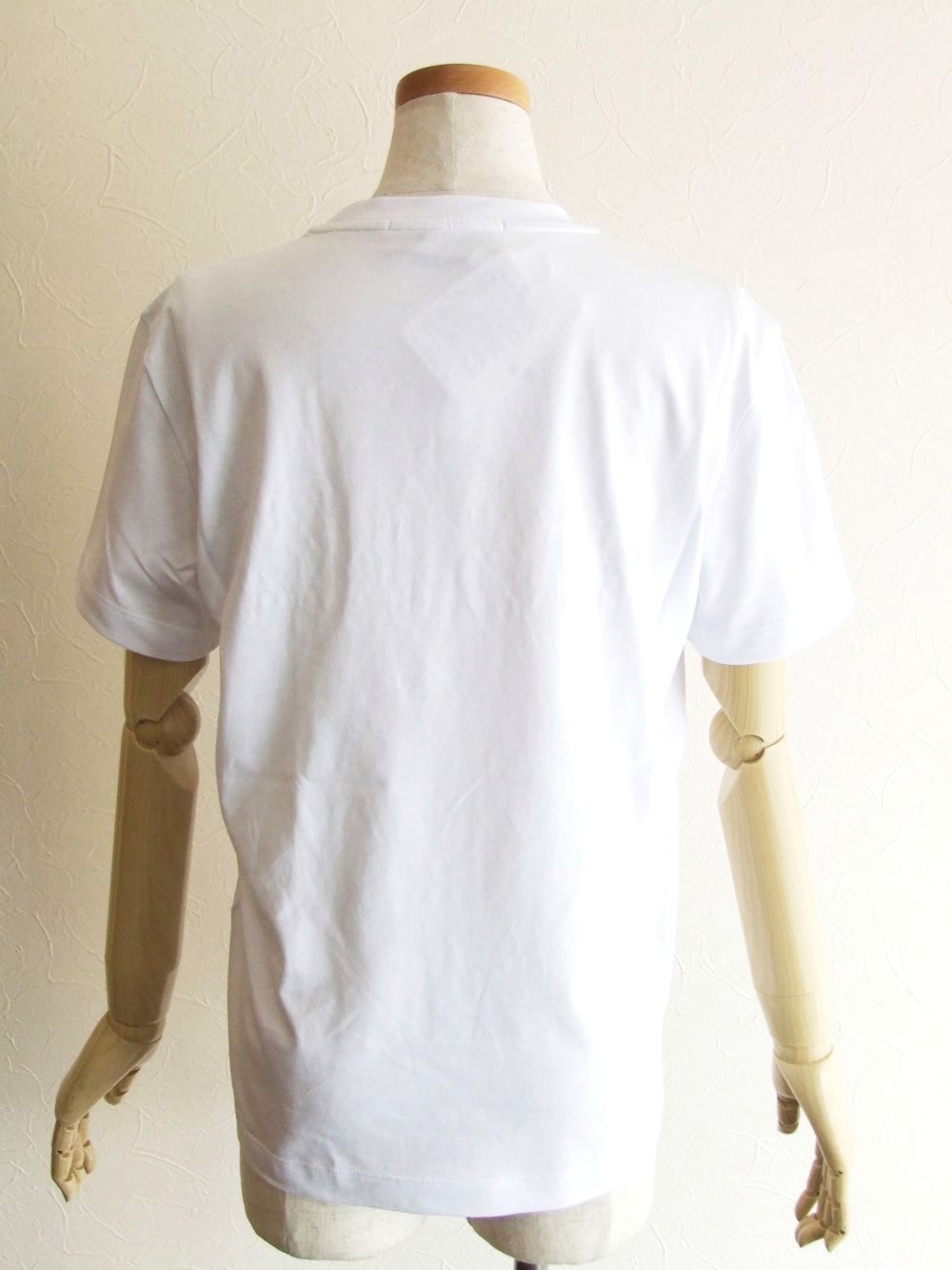 《LADIES》 BEADS LOGO  T-SHIRT  (ホワイト)   3242MDM205