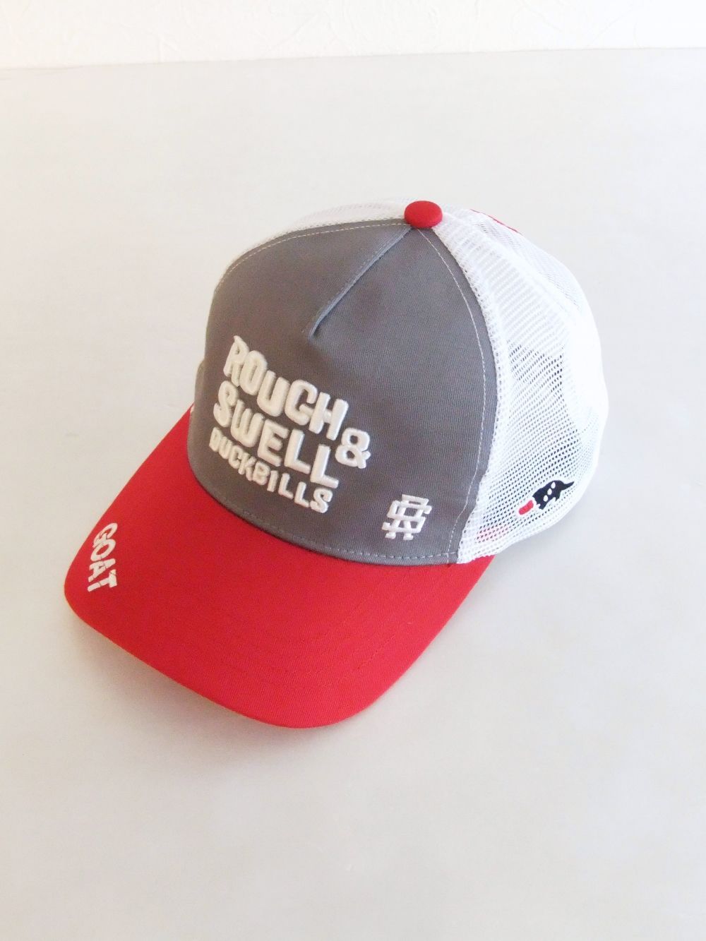 TRUCKER CAP 2 ( グレー ) ロゴ入りキャップ RSA-21001