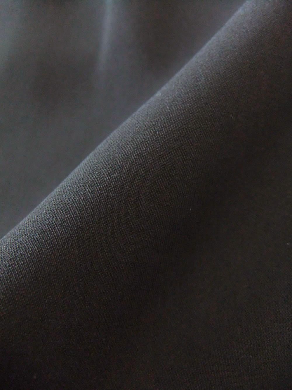 ダブルクロス サテン ワイド スラックス   （ブラック）  MMF118PEC