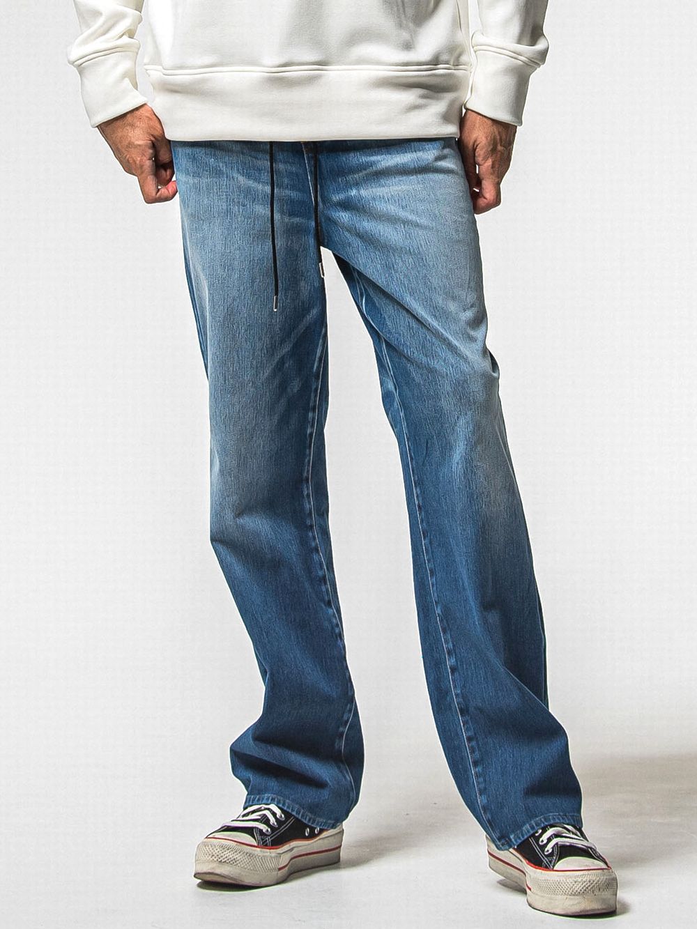 KING DENIM JERSEY    セミワイド ジャージーンズ