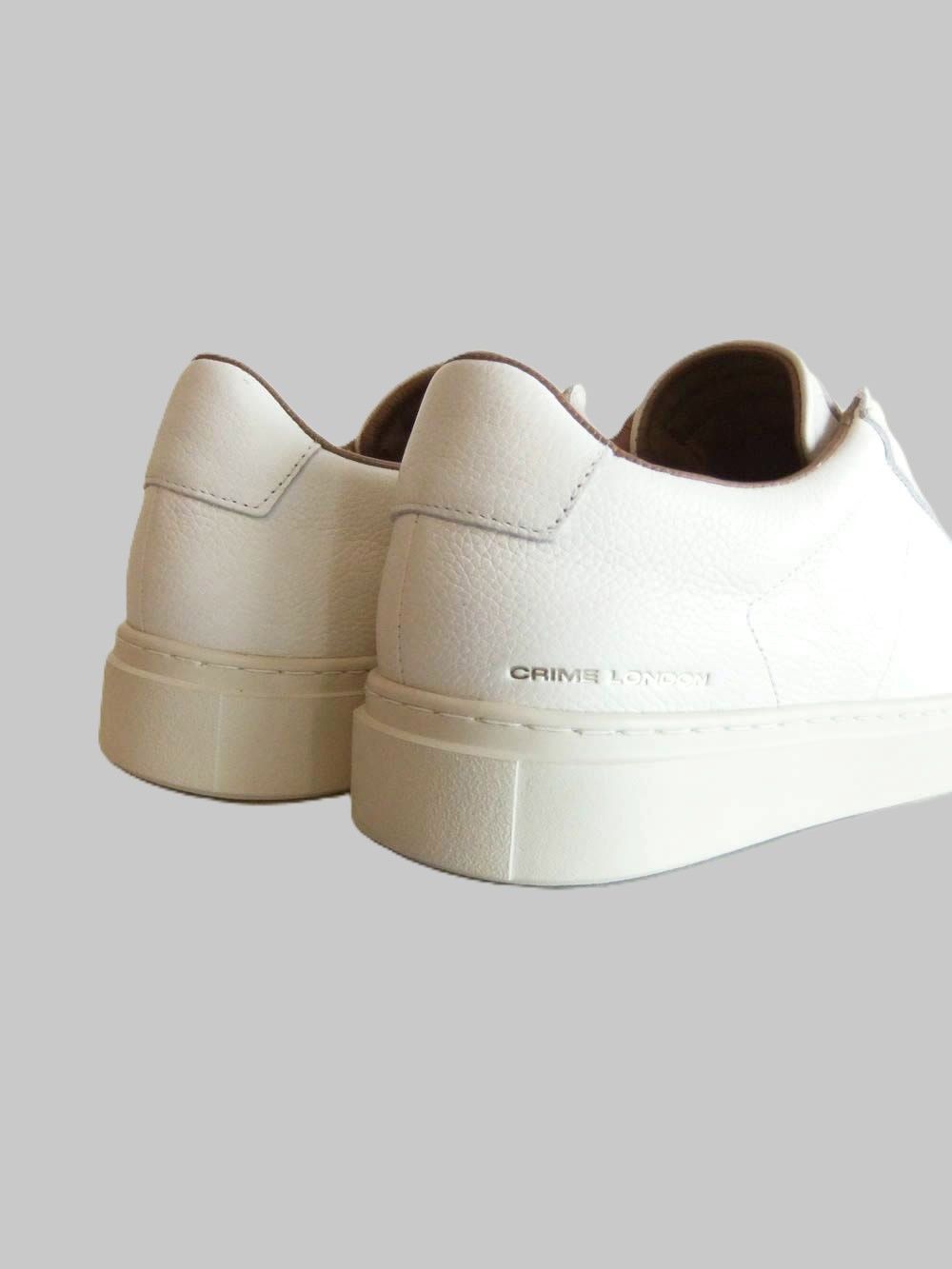 【MENS】 SUPERLIGHT SLIP ON (ホワイト)   レザースニーカー