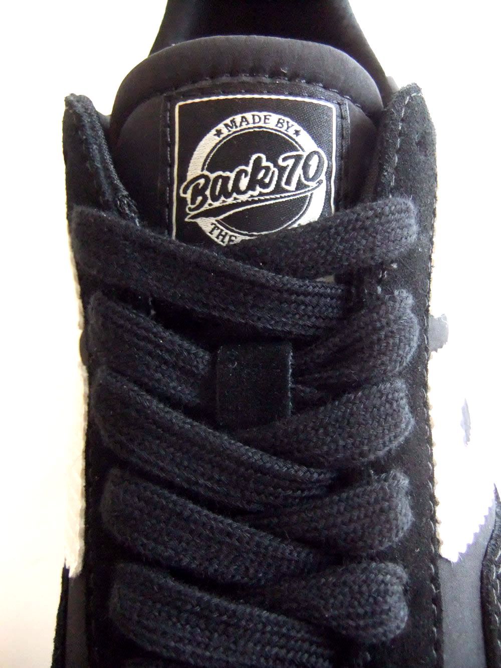【BACK70】 FIRE BALL SPONGY NYLON BUTTER 70  （ブラック） ファイヤーボール ナイロン スニーカー