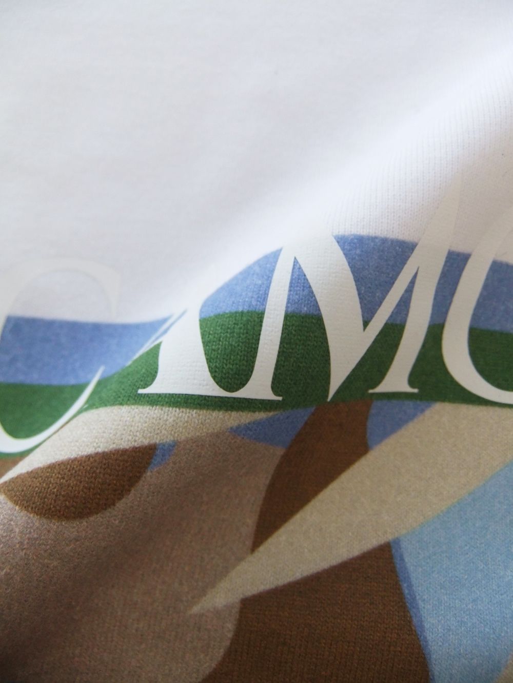 CHIE   プリント クルーネック 半袖 Tシャツ
