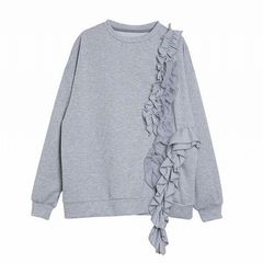 フリル付き スウェット プルオーバー    MML107TEA